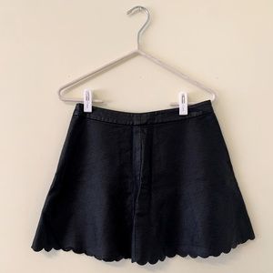 Club Monaco Leather Skirt